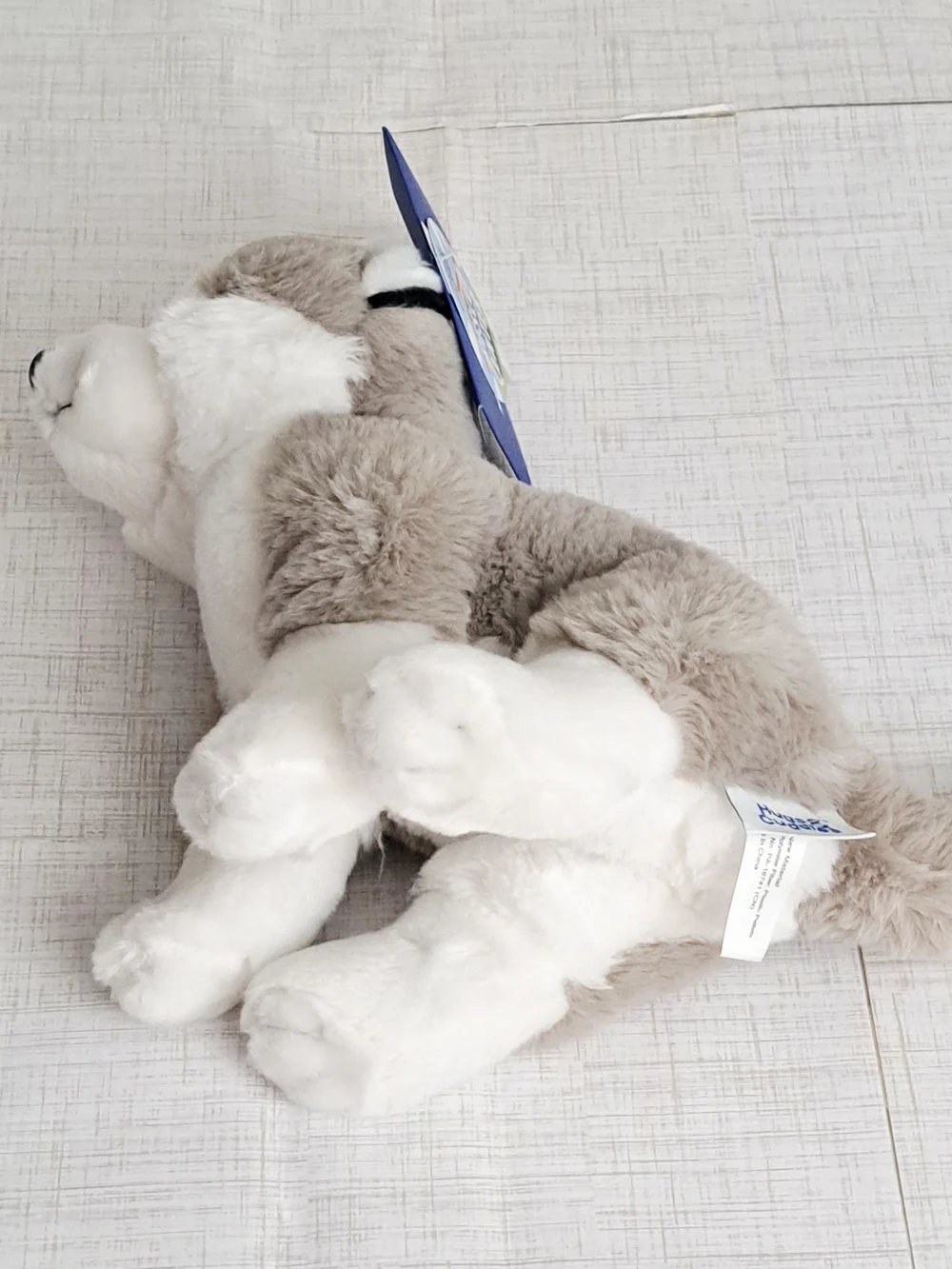 Hugs & Cuddles Rescue Center Husky Dog Toy - Gray & White Soft Chew Plush